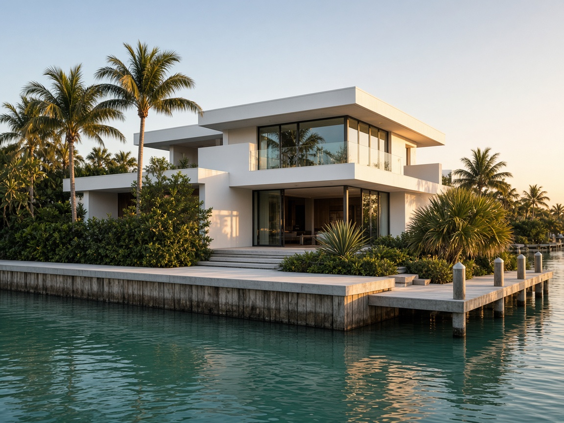 Villa frente al agua.